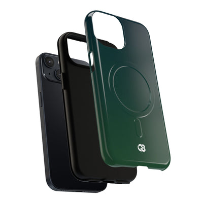 Green Tough 2.0 Magsafe Phone Case for iPhone - Midnight Pine Horizon