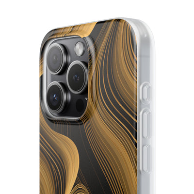 Gold Lite Phone Case for iPhone - Molten Copper Strands