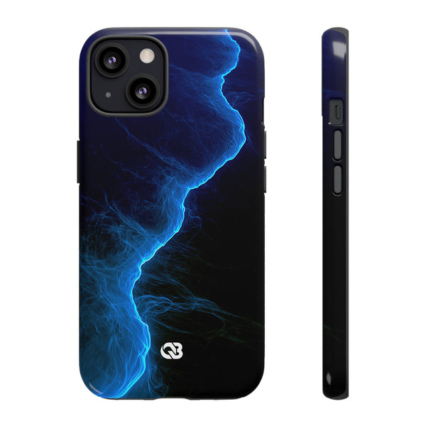 Electric Azure Drift · Tough Phone Case for iPhone · Blue