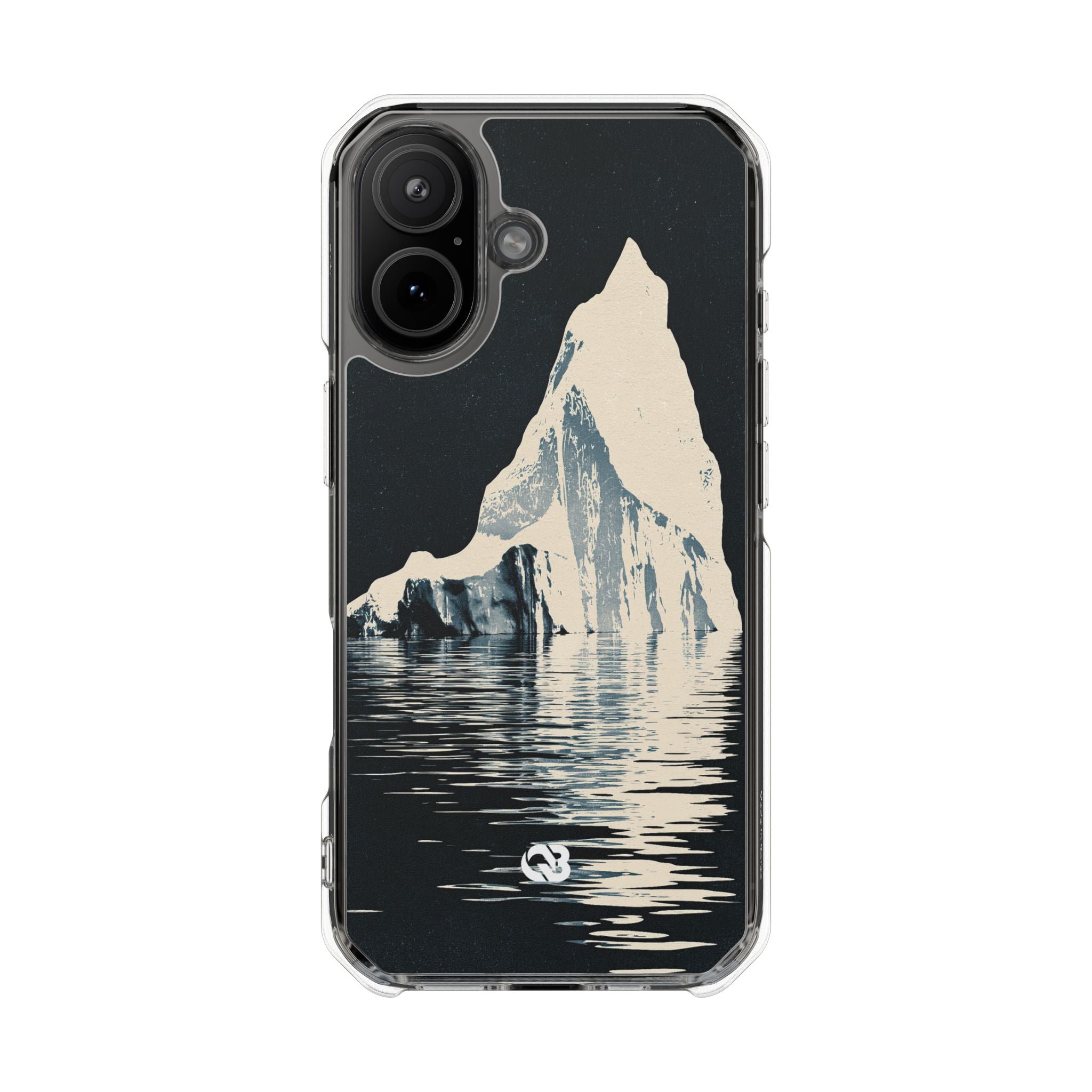 Blue Impact MagSafe Phone Case for iPhone - Frozen Navy Monolith