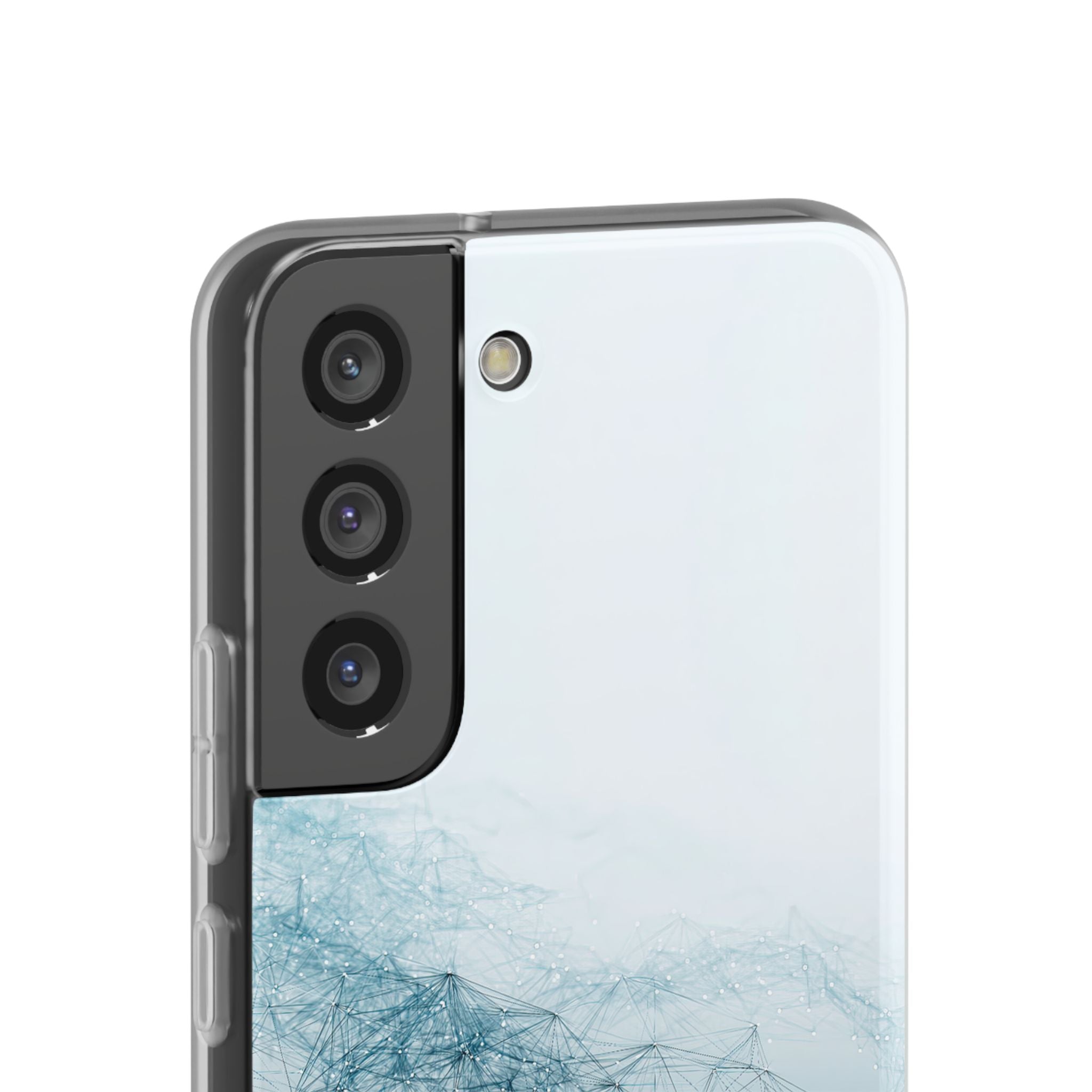 Teal Lite Phone Case for Samsung - Cyan Vector Lattice