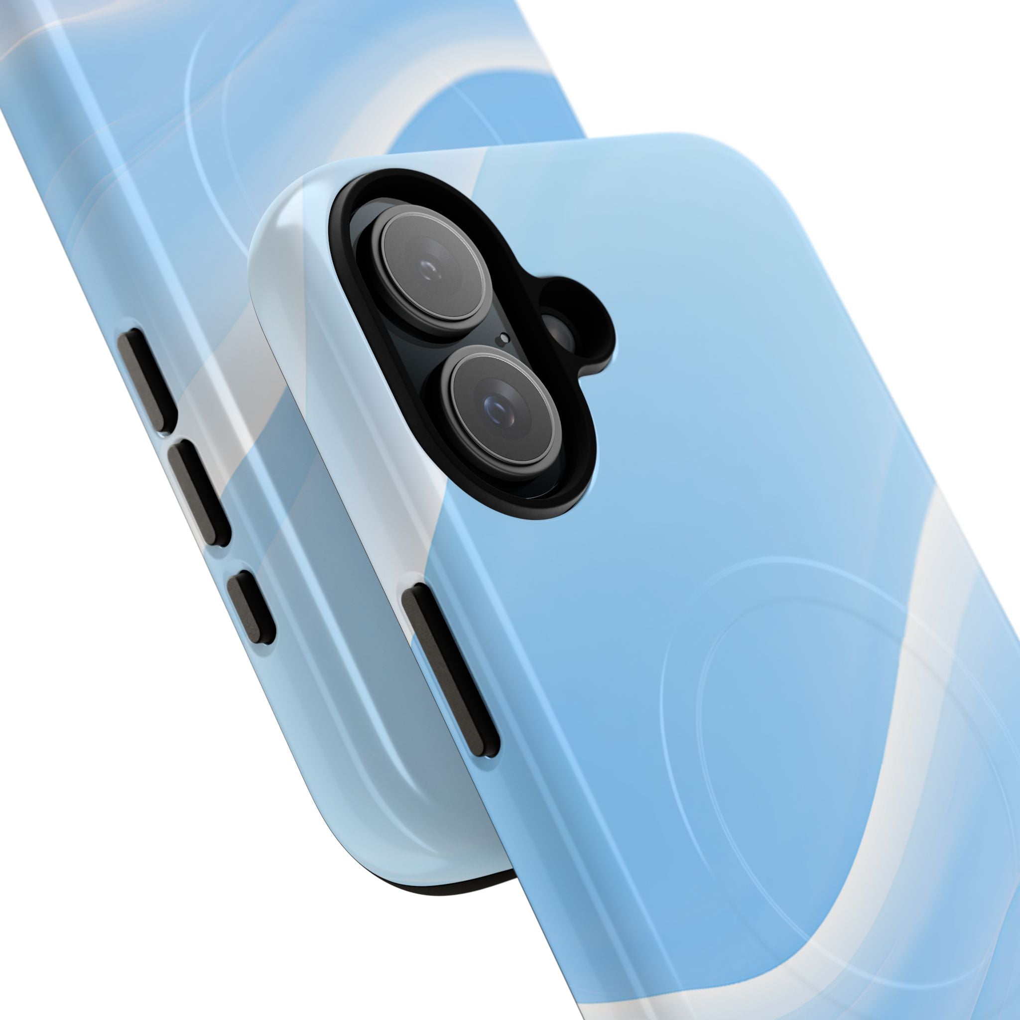Blue Tough 2.0 Magsafe Phone Case for iPhone - Glacial Blue Silk