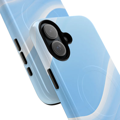 Blue Tough 2.0 Magsafe Phone Case for iPhone - Glacial Blue Silk