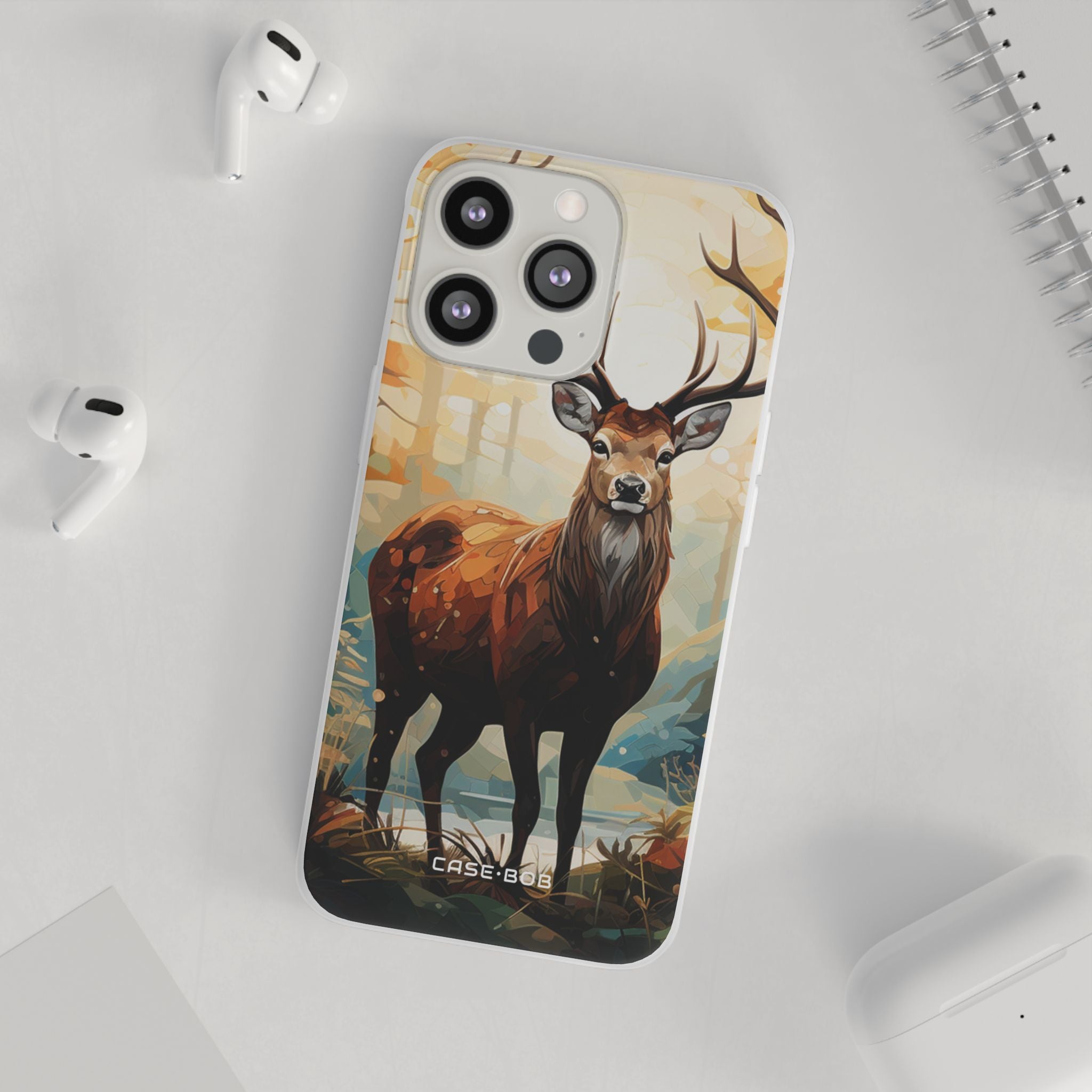 Glowing Stag iPhone 13 Pro - Soft - CASE•BOB