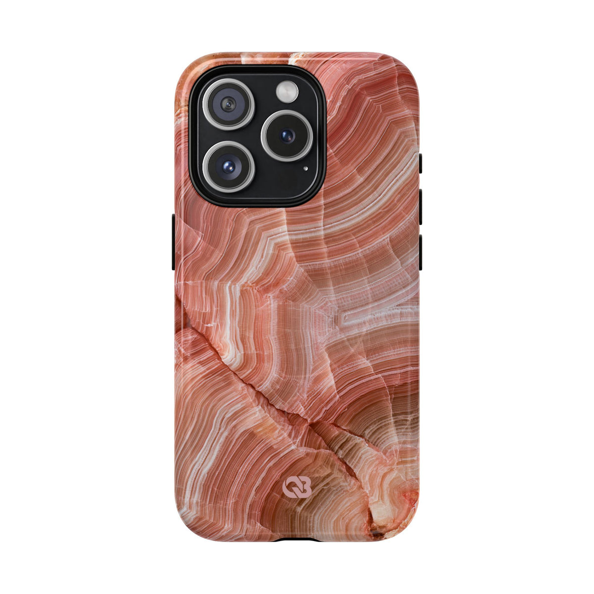 Blushing Rose Strata · Tough 2.0 Magnetic Phone Case for iPhone · Pink