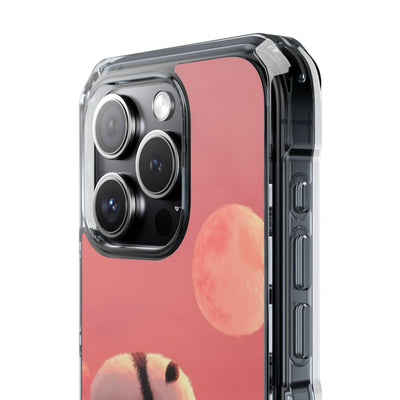Rose Moon Panda · Impact Coque de téléphone pour iPhone · Magsafe