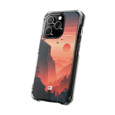 Orange Impact MagSafe Phone Case for iPhone - Crimson Ridge Flight