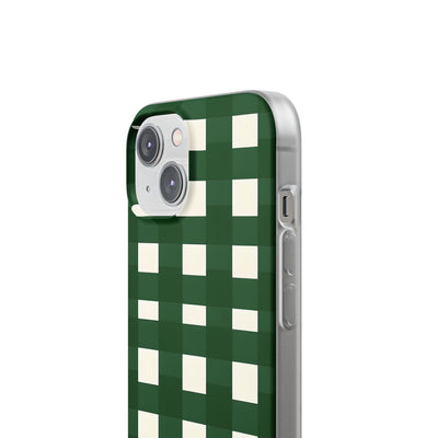 Hunter Green Plaid · Soft Handyhülle für iPhone