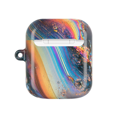 Prismatic Aura Flow · Hard Case for AirPods & AirPods Pro · Blue