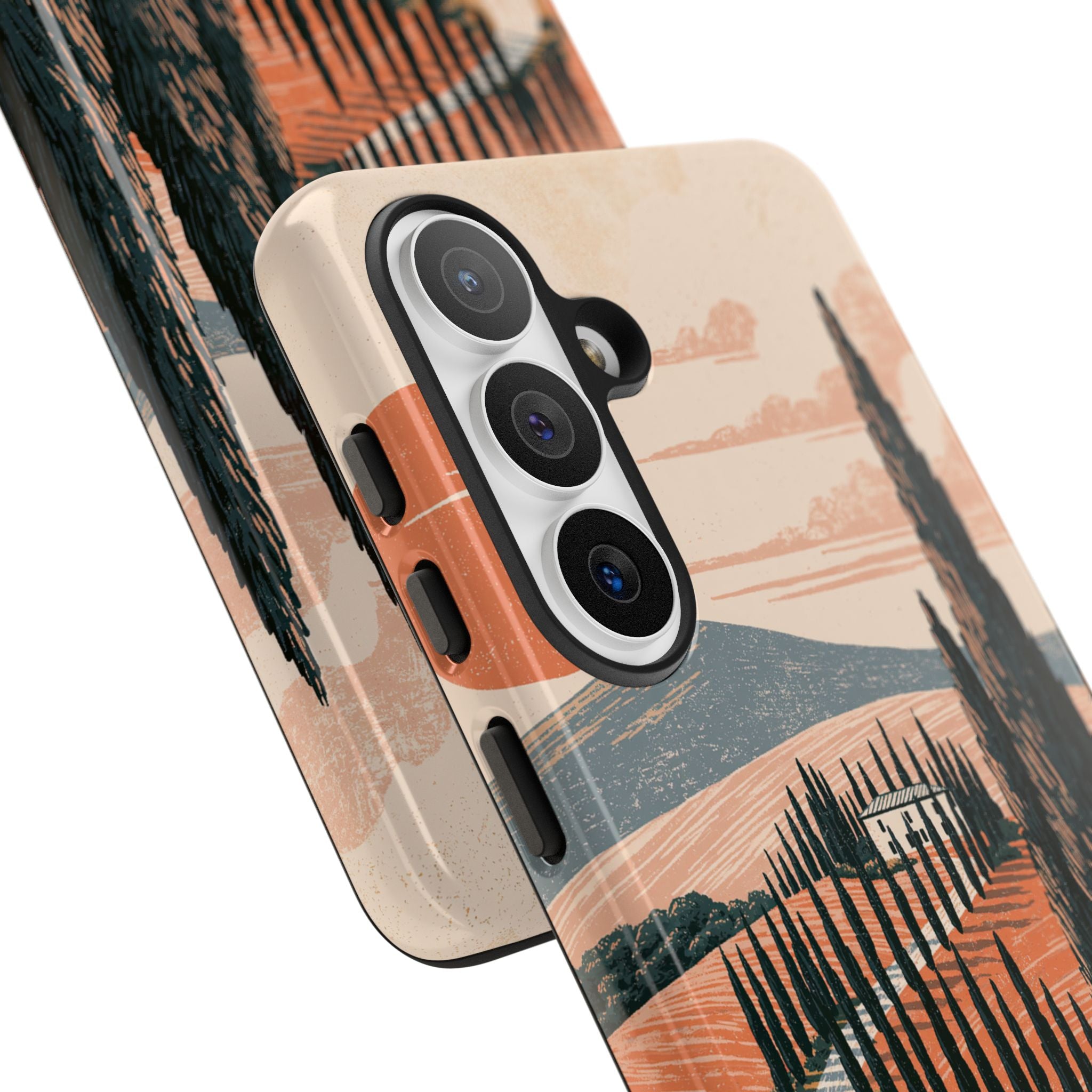 Orange Tough Phone Case for Samsung - Terracotta Ridge Trail
