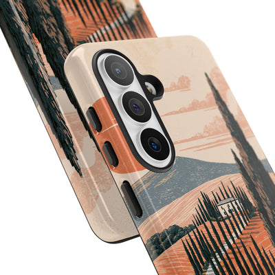 Orange Tough Phone Case for Samsung - Terracotta Ridge Trail