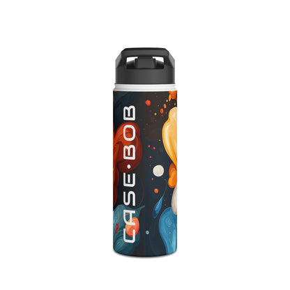 Fiery Swirl - Stainless Steel Water Bottle