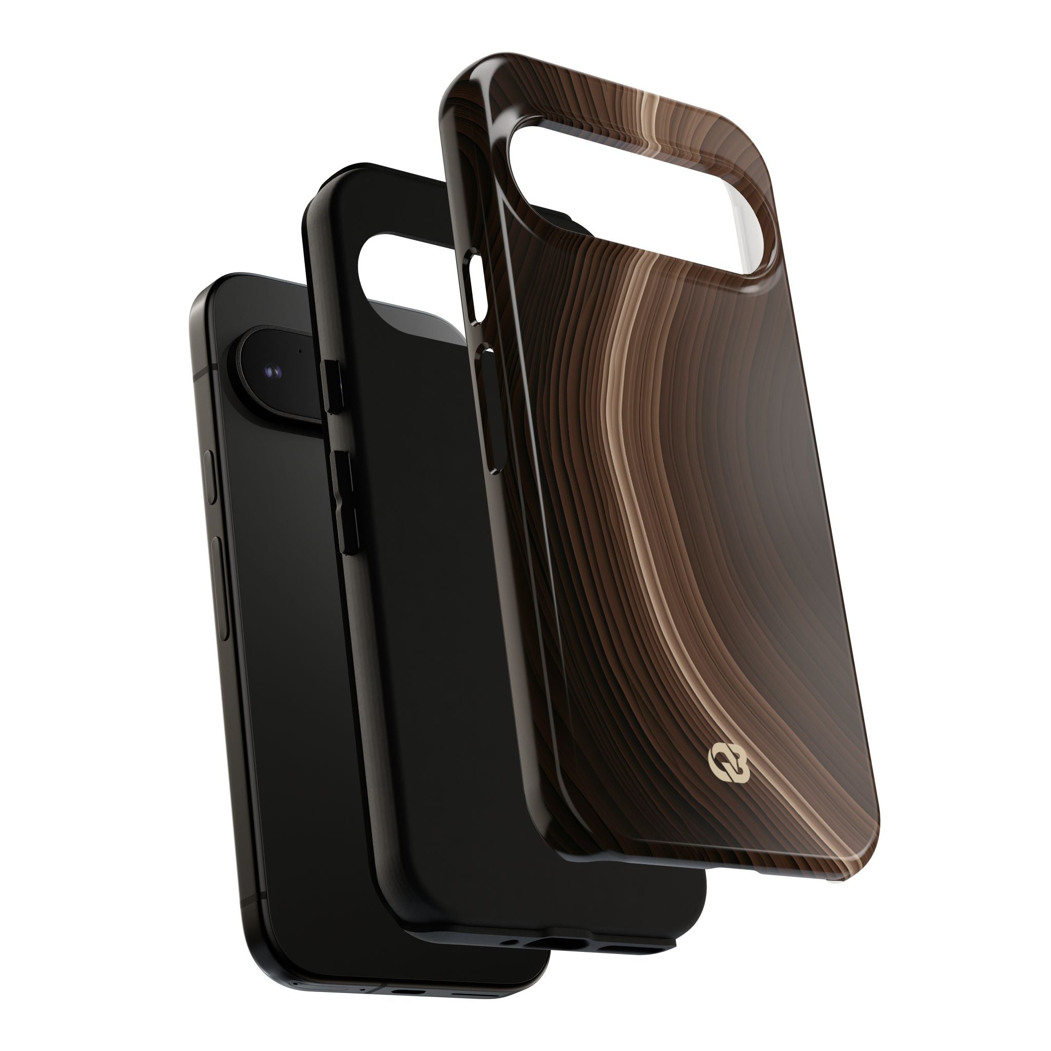 Brown Tough Phone Case for Google Pixel - Bronzed Canyon Relief