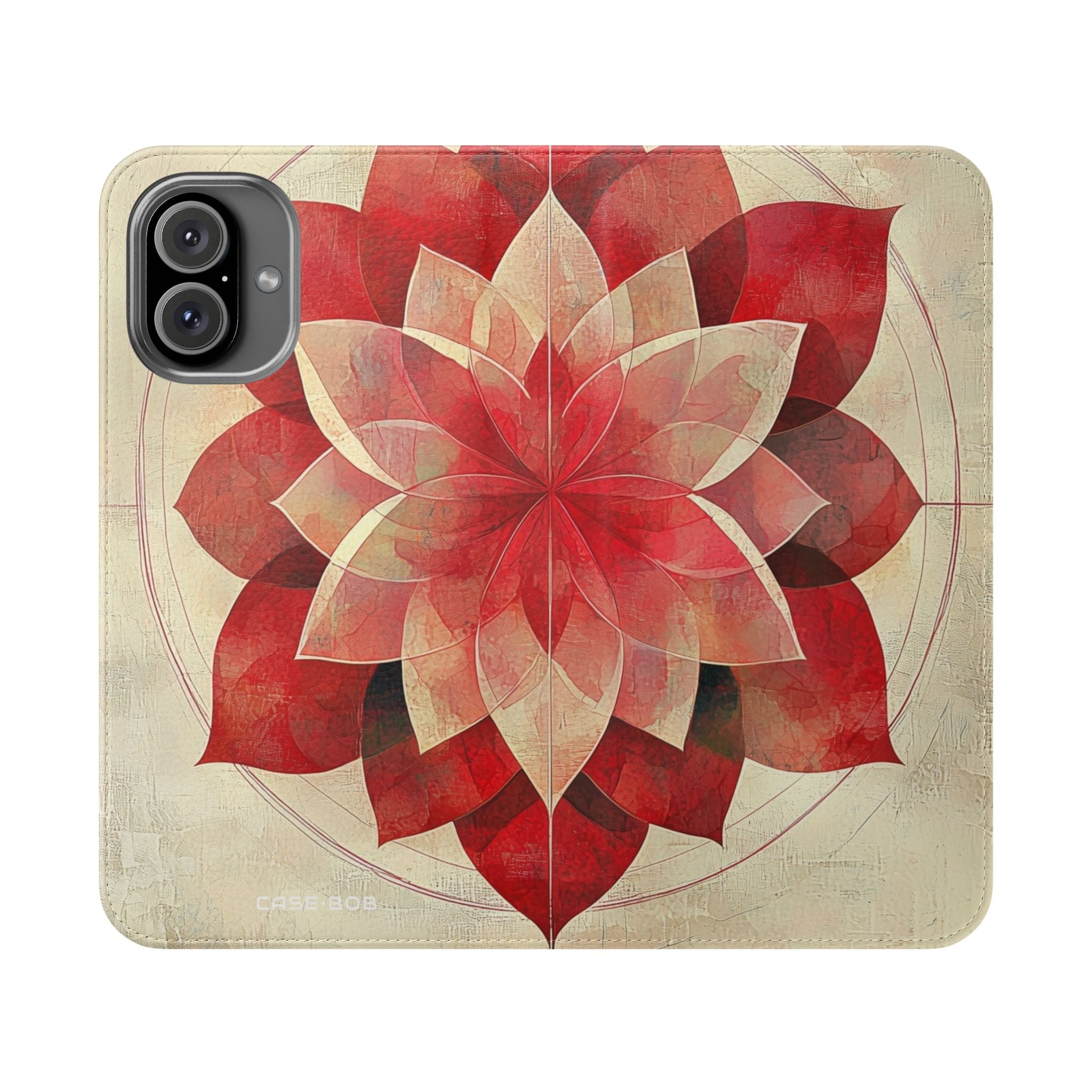 Crimson Bloom - iPhone 16 Plus Case - Wallet