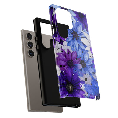 Ink Splatter Blooms · Tough Coque de téléphone pour Samsung