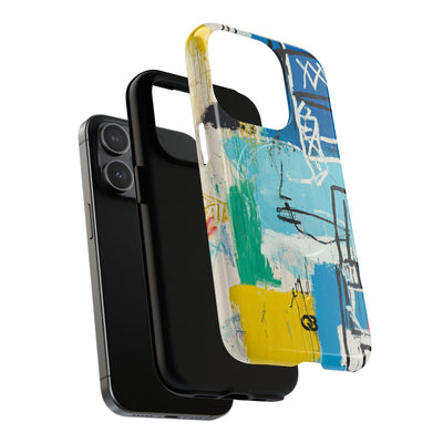 Azure Urban Scribble · Tough+ Phone Case for iPhone · Magsafe
