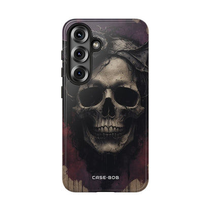 Gothic Skull Crown Samsung S25 Skal - Tough