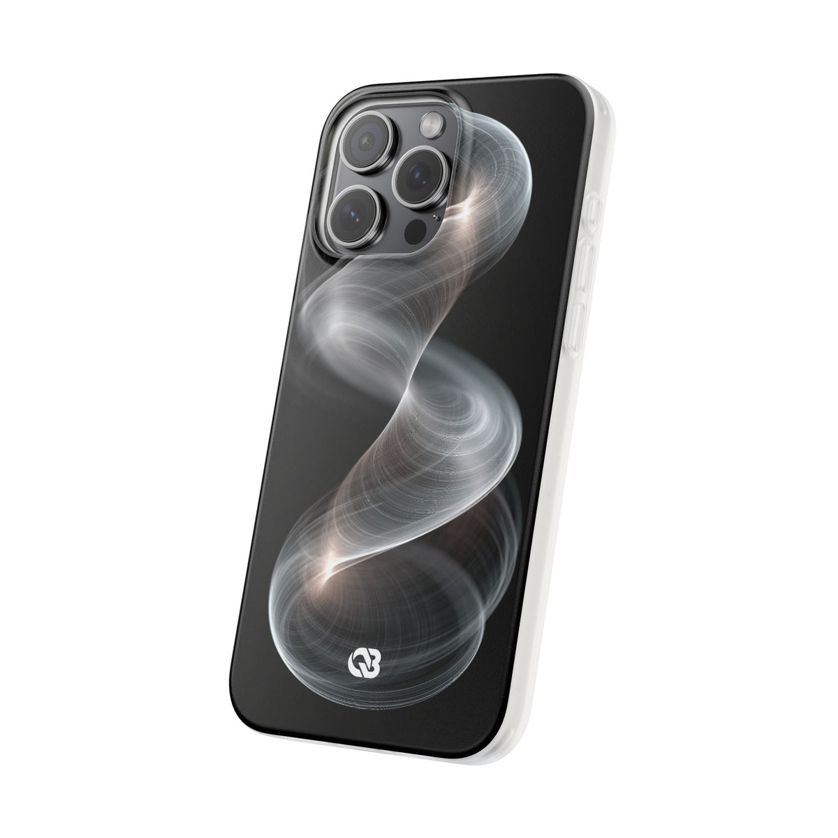 Luminous Vortex · Lite Phone Case for iPhone ·  Black