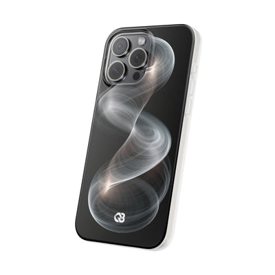 Luminous Vortex · Lite Phone Case for iPhone ·  Black