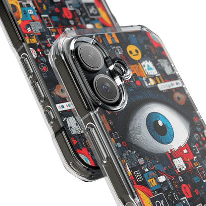 Digital Eye Blue iPhone 16 Case - Impact - CASE•BOB
