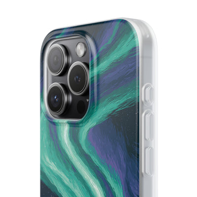Arctic Aurora Bear · Lite Phone Case for iPhone ·  Teal