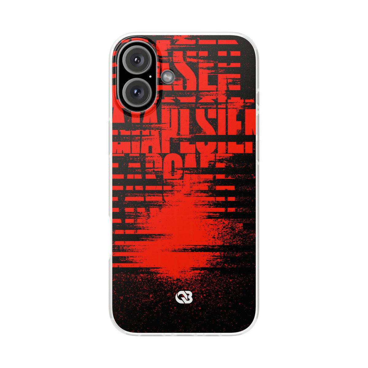 Crimson Redaction · Lite Phone Case for iPhone ·  Black
