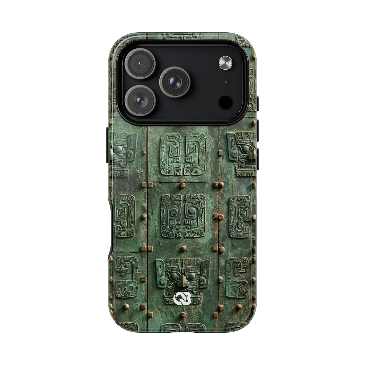 Dynastic Bronze Relief · Tough 2.0 Magnetic Phone Case for iPhone · Green