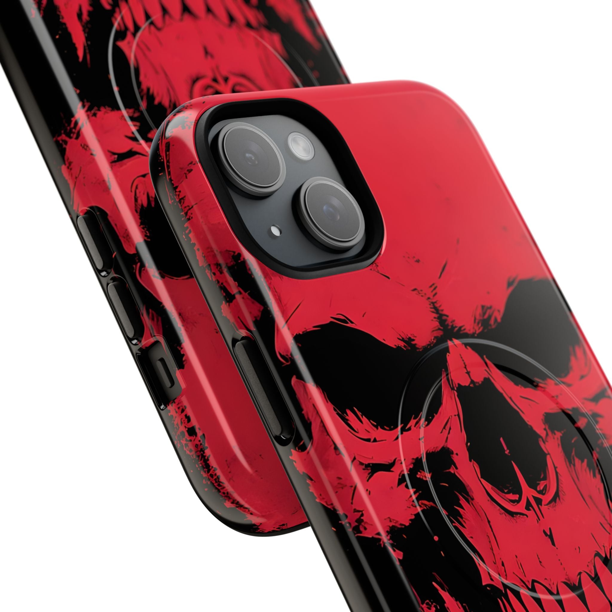 Crimson Street Skull · Tough+ Magsafe