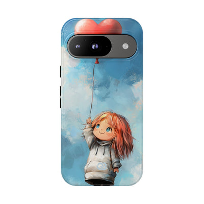 Crimson Heart Sky · Tough Phone Case for Google Pixel