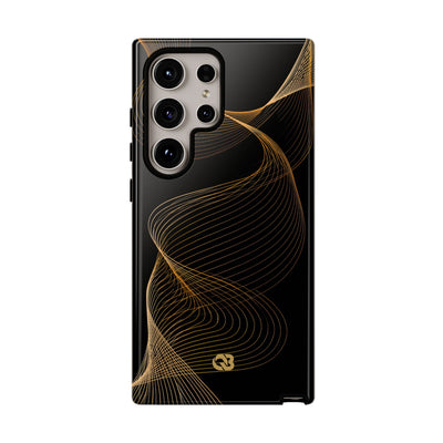 Gold Tough Phone Case for Samsung - Burnished Bronze Helix