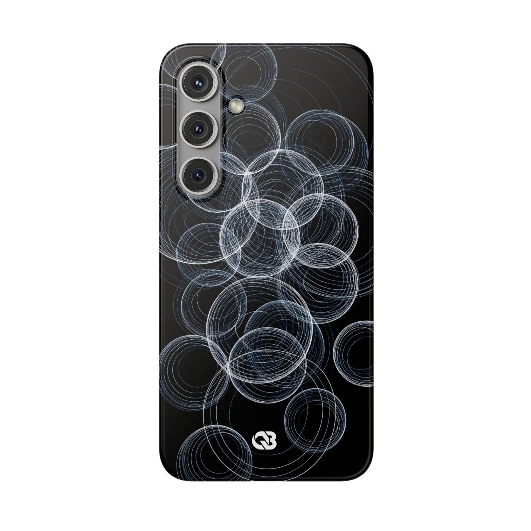 Black Lite Phone Case for Samsung - Frosted Ring Matrix