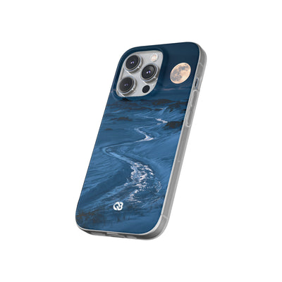 Arctic Moon Drift · Lite Phone Case for iPhone ·  Blue