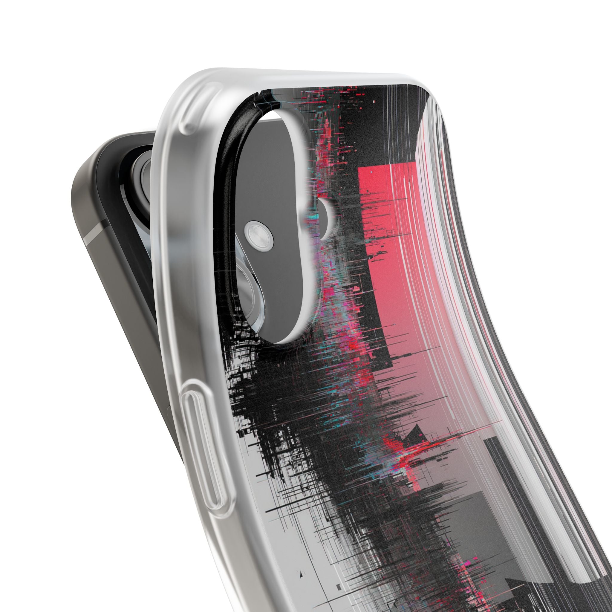 Black Lite Phone Case for iPhone - Crimson Data Leak