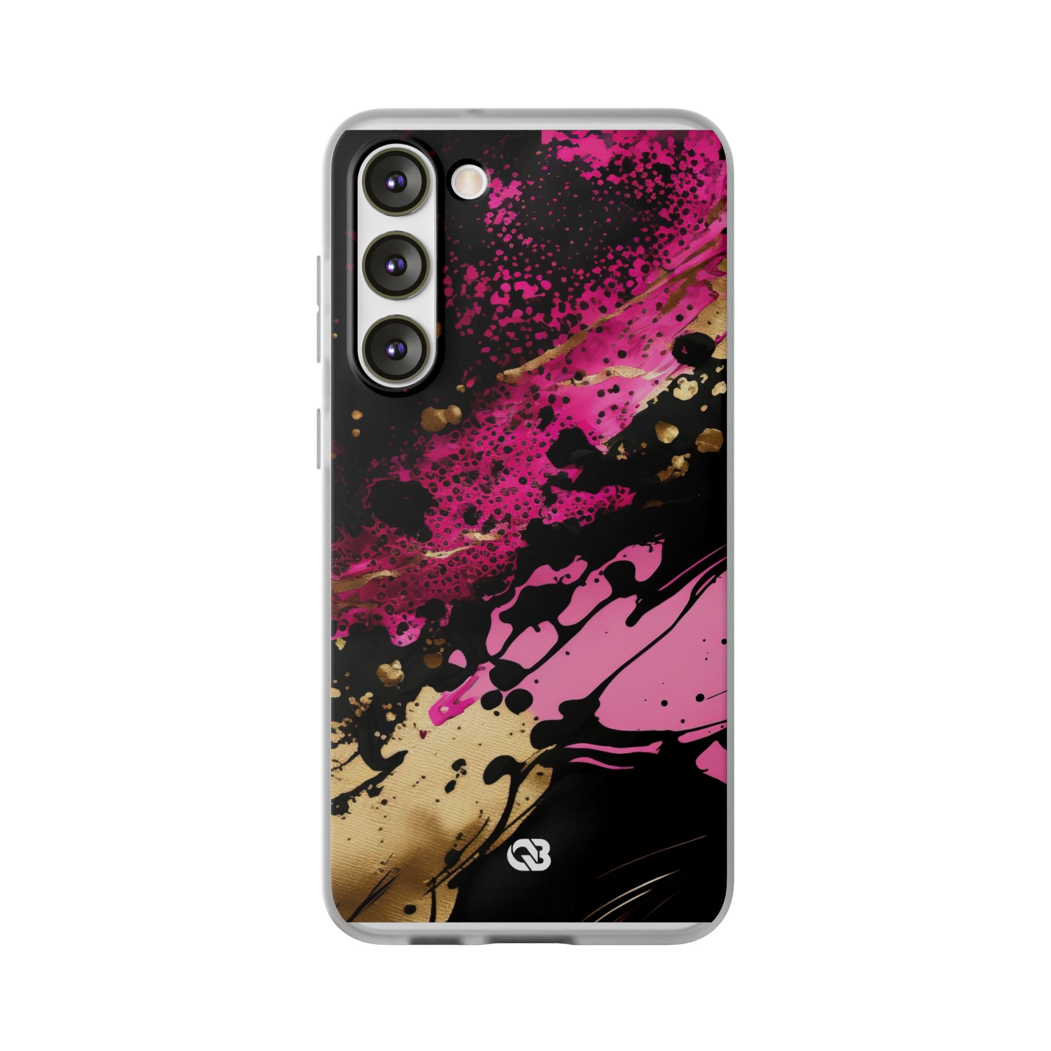 Magenta Liquid Gold · Soft Handyhülle für Samsung
