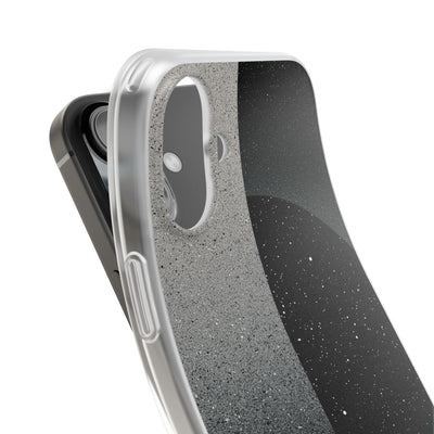 Black Lite Phone Case for iPhone - Lunar Static Orbit