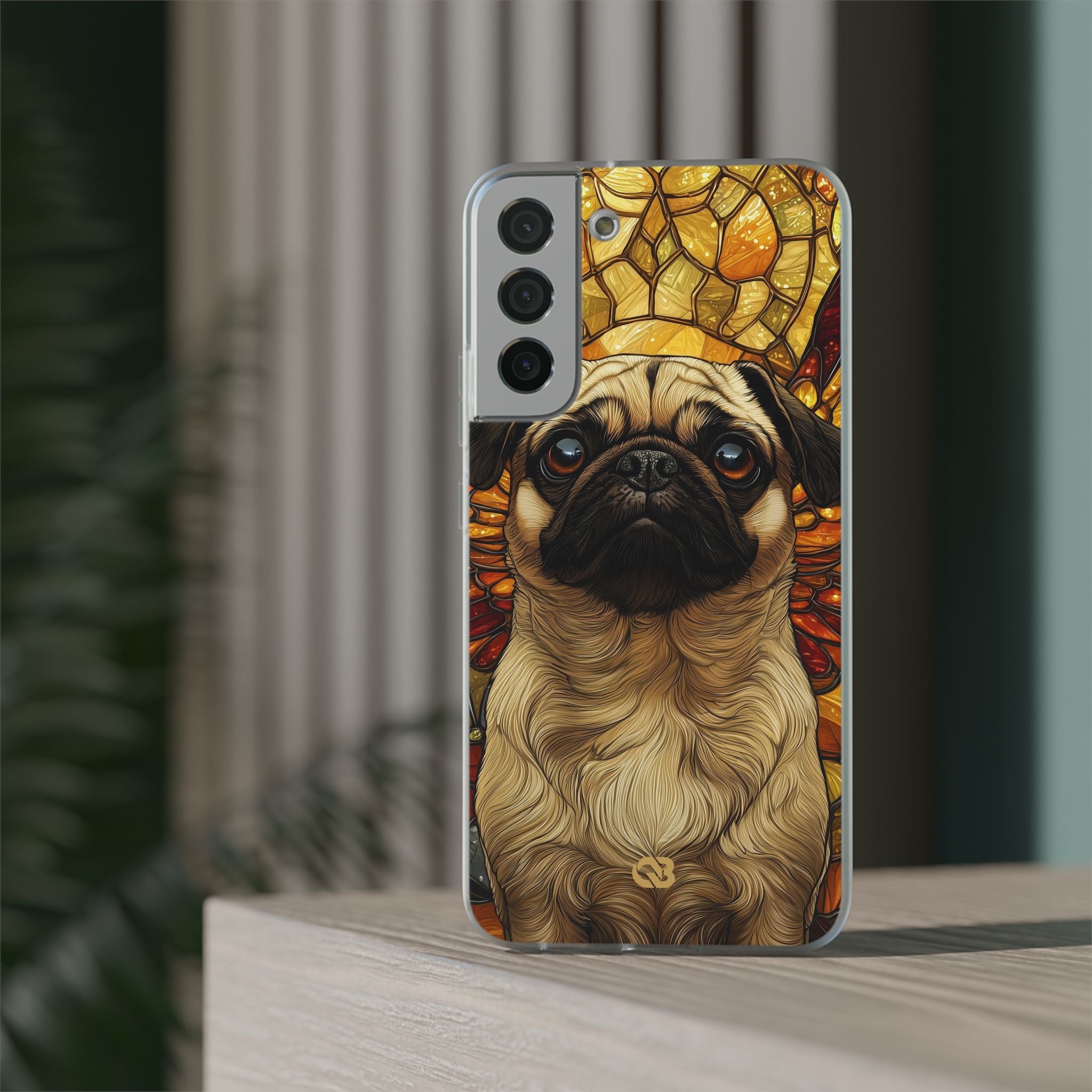 Amber Pug Divinity · Soft Phone Case for Samsung
