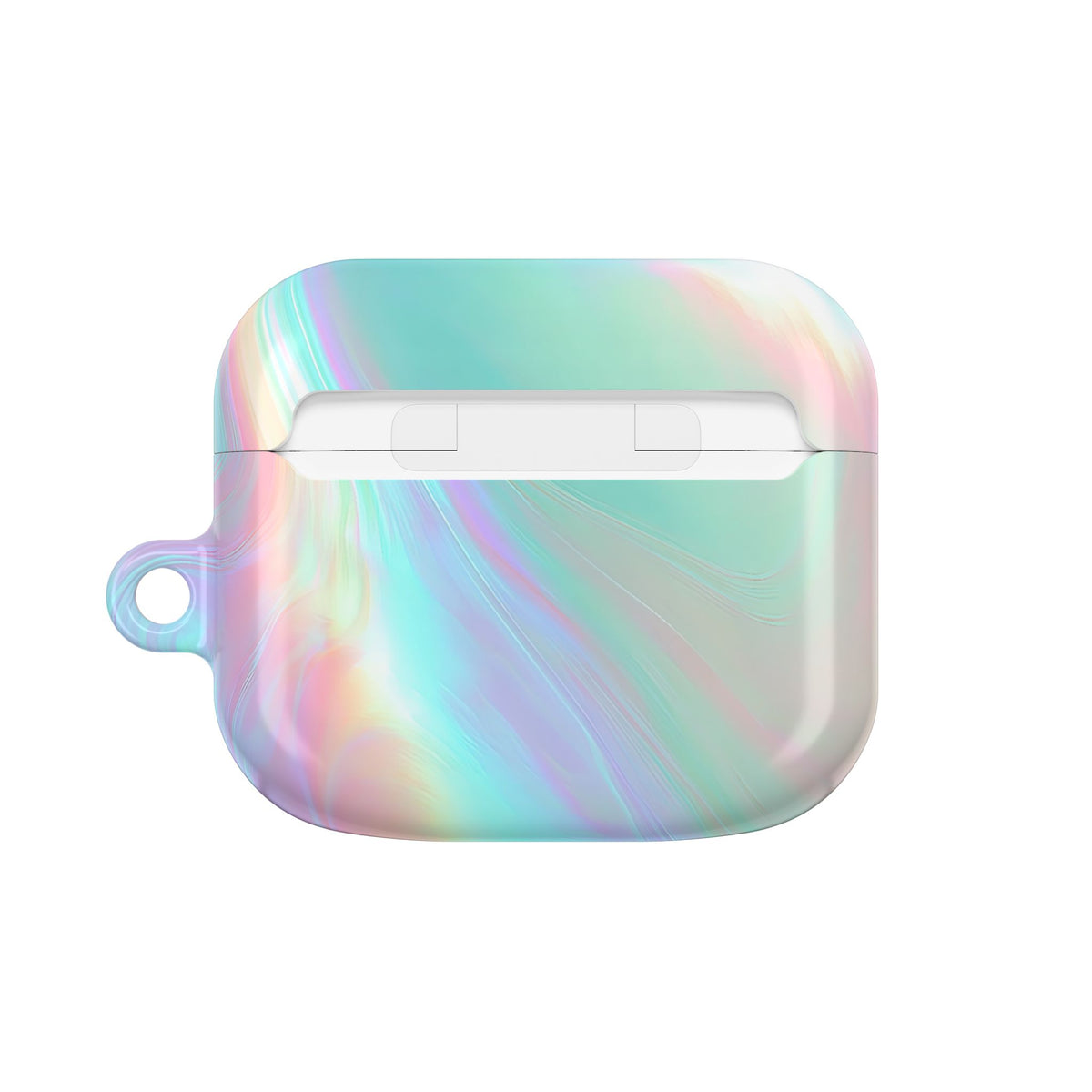 Prismatic Liquid Light · Hard Case for AirPods & AirPods Pro · Teal