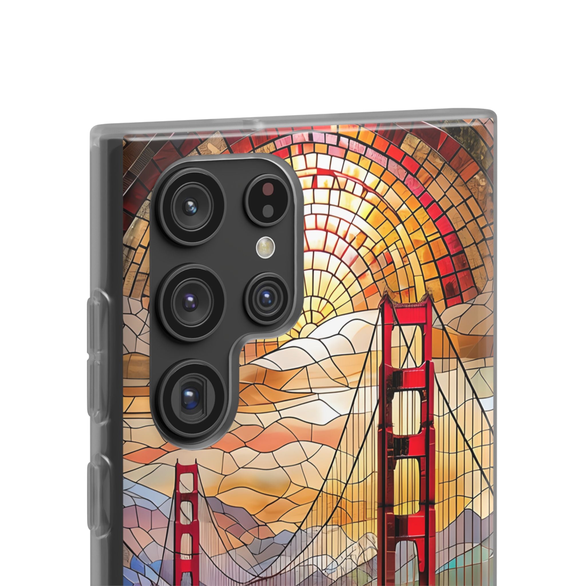 Crimson Arch Coast · Soft Custodia per Samsung