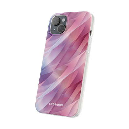 Pink Wave iPhone 15 Plus Cover - Blød