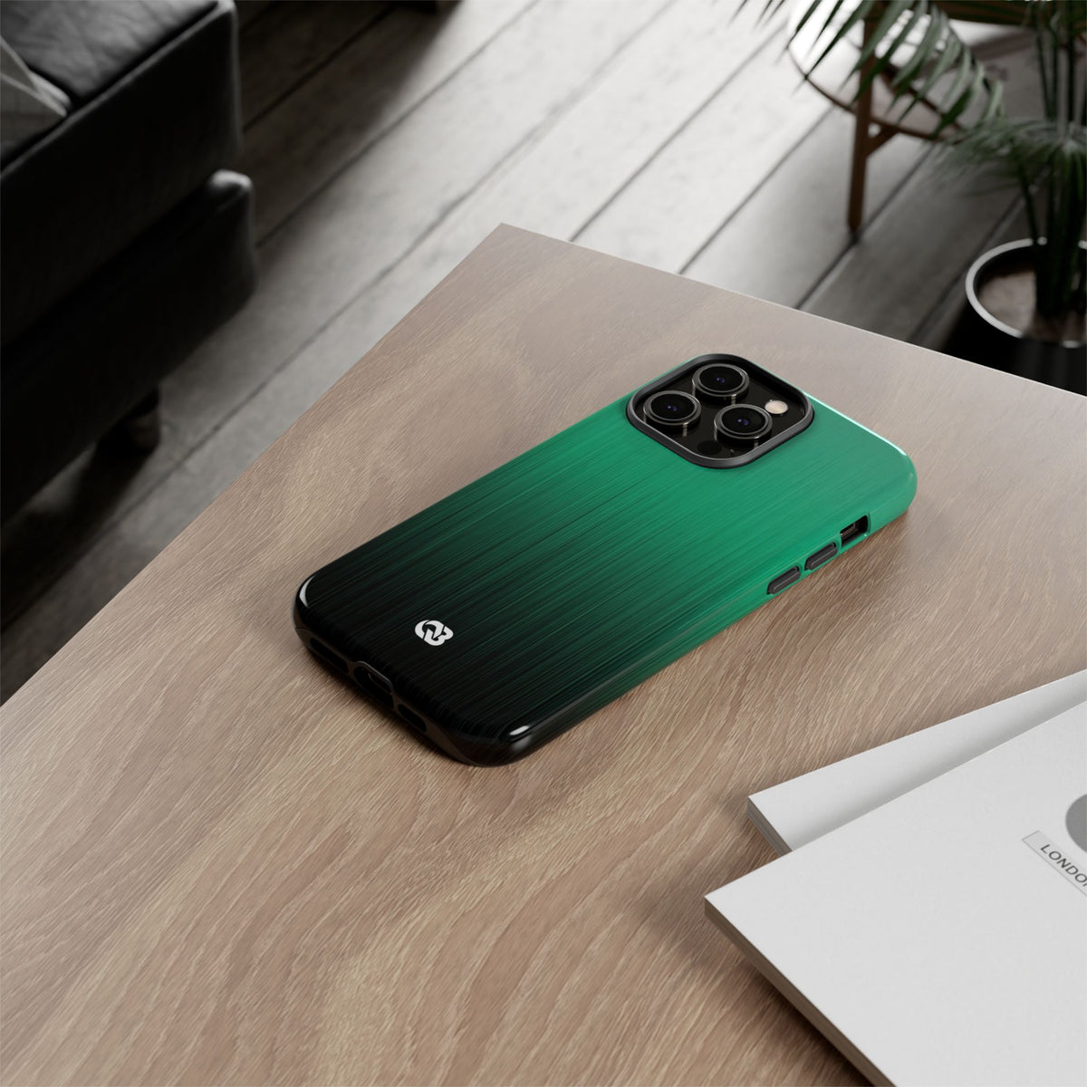 Emerald Cascade · Tough Phone Case for iPhone · Green
