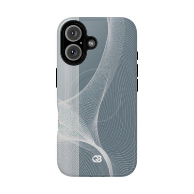 Grey Tough 2.0 Magsafe Phone Case for iPhone - Slate Mesh Horizon