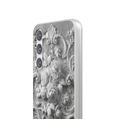 Rococo Marble Rose · Lite Phone Case for Samsung · White