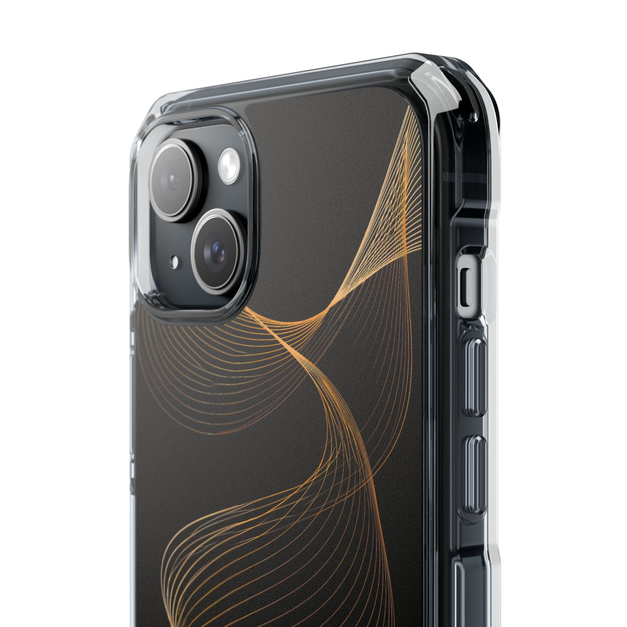 Gold Impact MagSafe Phone Case for iPhone - Burnished Bronze Helix