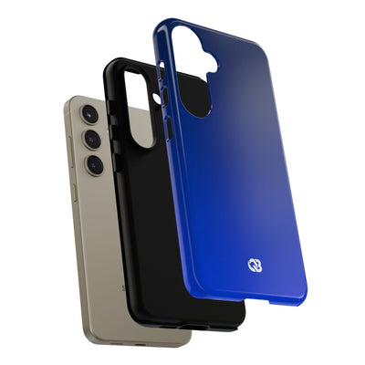 Blue Tough Phone Case for Samsung - Cobalt Depth Shift