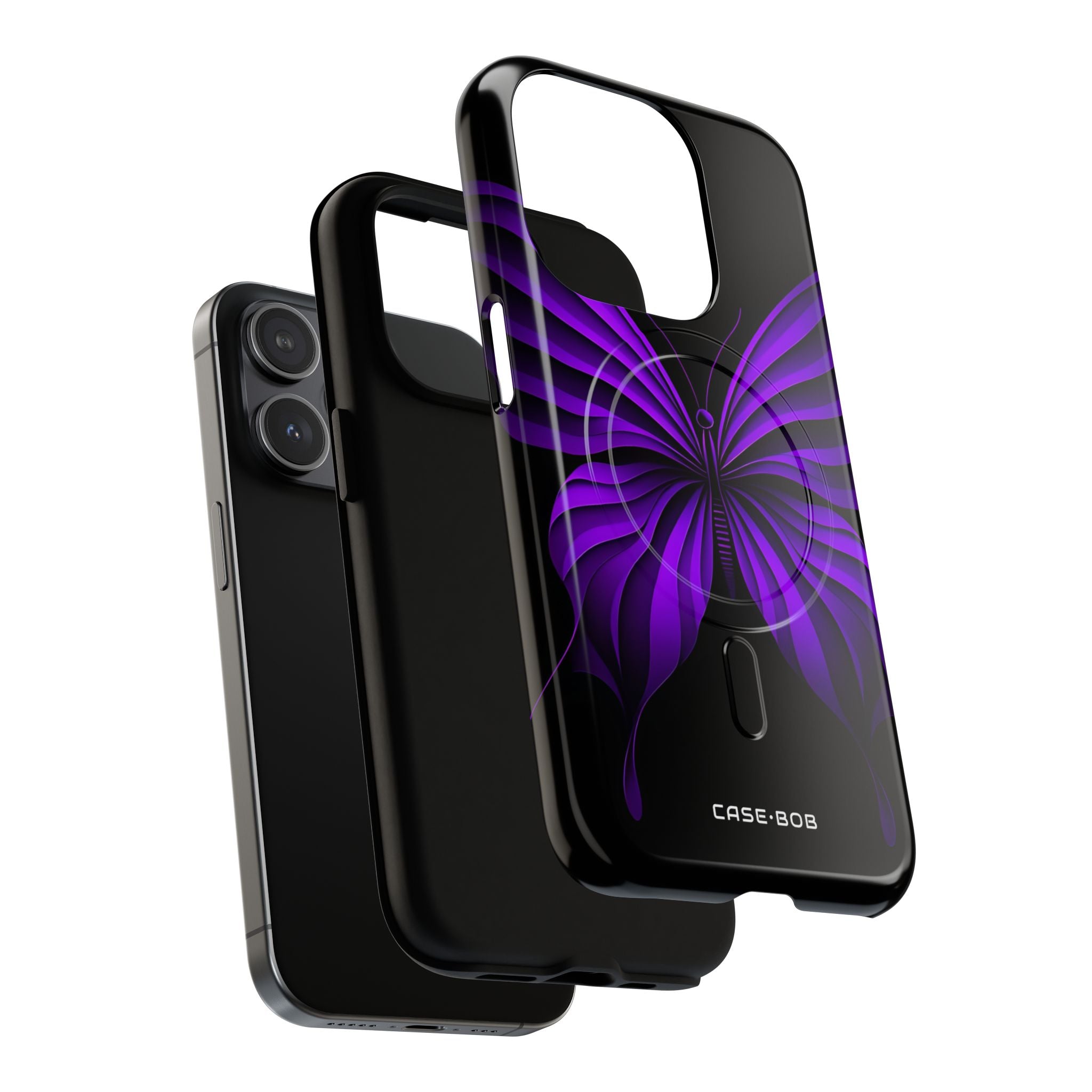 Violet Monarch iPhone 15 Pro Case - Tough+