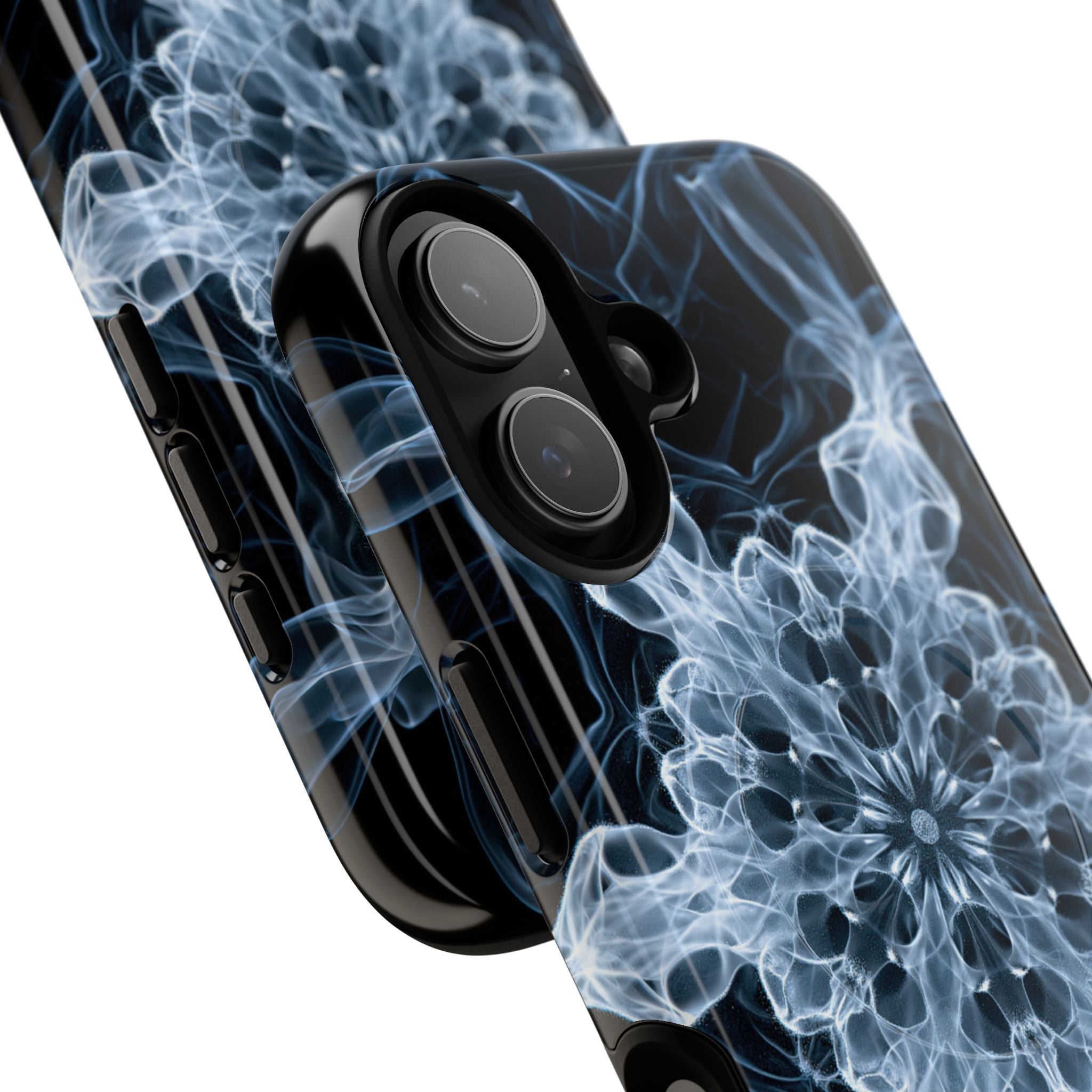 Blue Tough 2.0 Magsafe Phone Case for iPhone - Glacial Smoke Crown