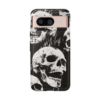 Punk Skull Riot · Tough Phone Case for Pixel ·  Black