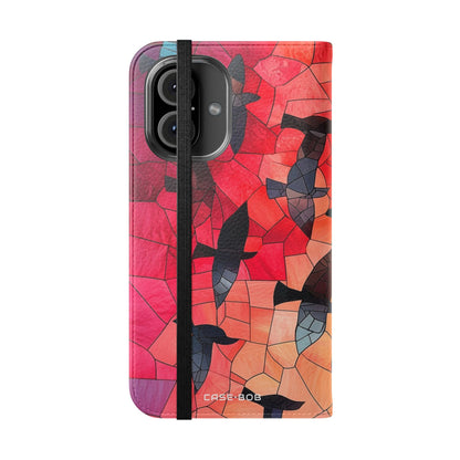 Stained Glass Birds - iPhone 16  Case - Wallet