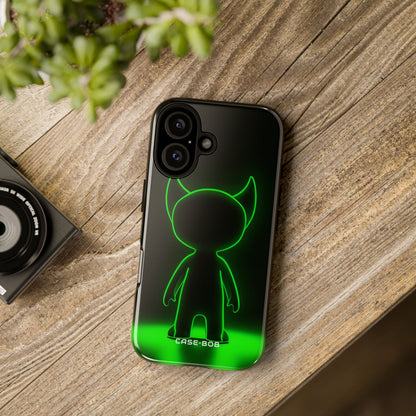 Neon Horned Glow iPhone 16 Case - Tough