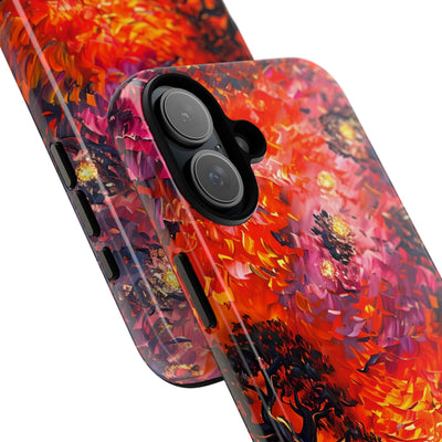 Molten Sky Tree · Tough Handyhülle für iPhone